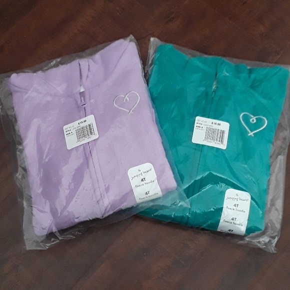 jumping beans Other - Girls fleece hoddies size 4T